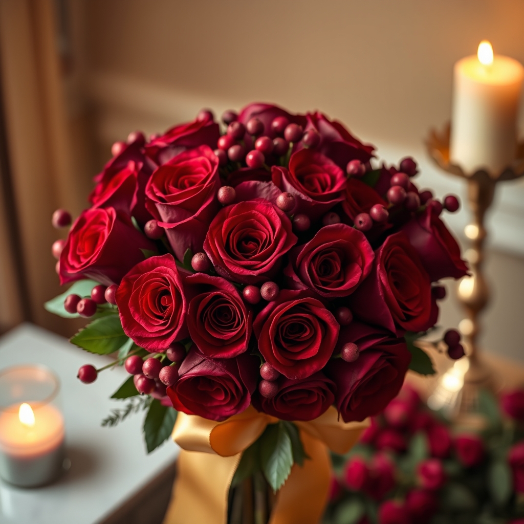 An anniversary gift arrangement by Eclipse Event