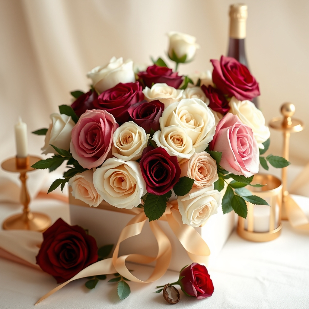 A wedding gift arrangement by Eclipse Event
