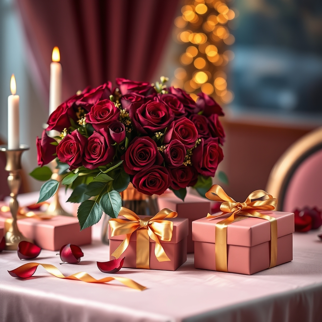 An elegant Eclipse Event custom gift arrangement